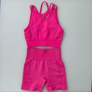 Gymshark Ultra seamless bra and shorts | Small